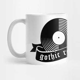 gothic rock vinyls Mug